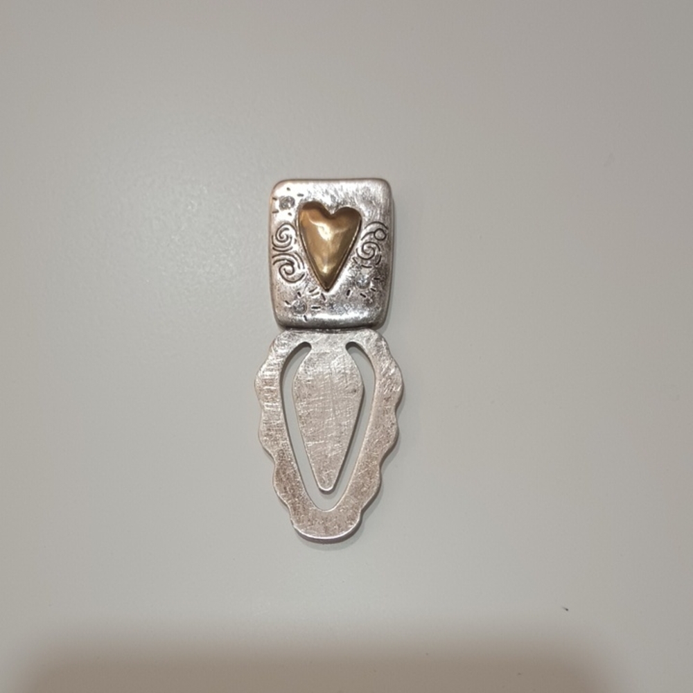 Brighton Silver Tone Book Marker
